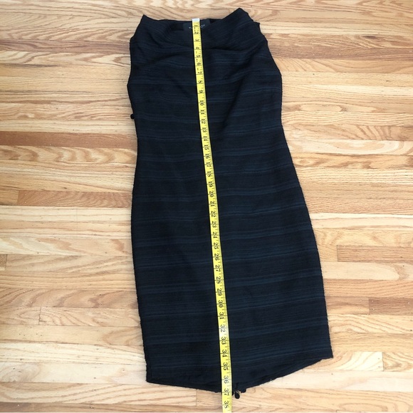 Thakoon Open Back Pom Pom LBD Black Cocktail Dress size 4 - Picture 13 of 16